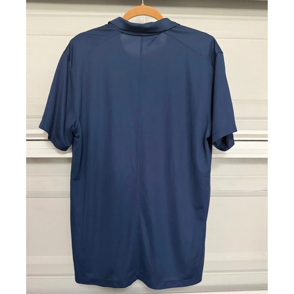 Detroit Tigers MLB Nike Dri-FIT Polo Shirt Mens Medium Navy sport luxe baseball